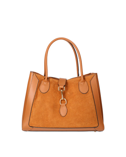 Borsa a mano da donna In Vera pelle | Viola Castellani | VC220715023FBG-L125_CAMEL