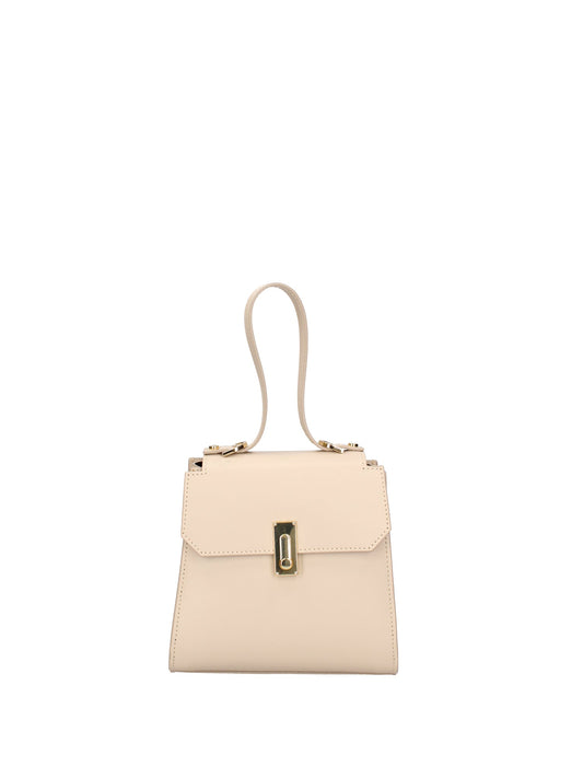 Borsa a mano da donna In Vera pelle | Viola Castellani | VC220720423FBG-L116_BEIGE