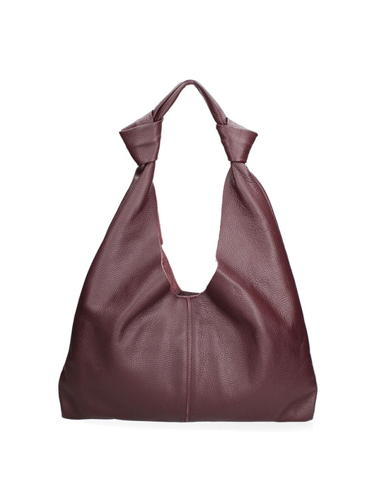 Borsa a spalla da donna In Vera pelle | Viola Castellani | VC220715623FBG-D54_BORDO_SCURO