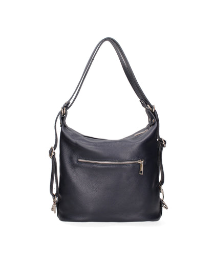 Bianca Borsa a spalla convertibile in zaino da donna In Vera pelle