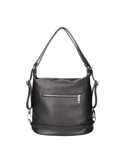 Bianca Borsa a spalla convertibile in zaino da donna In Vera pelle