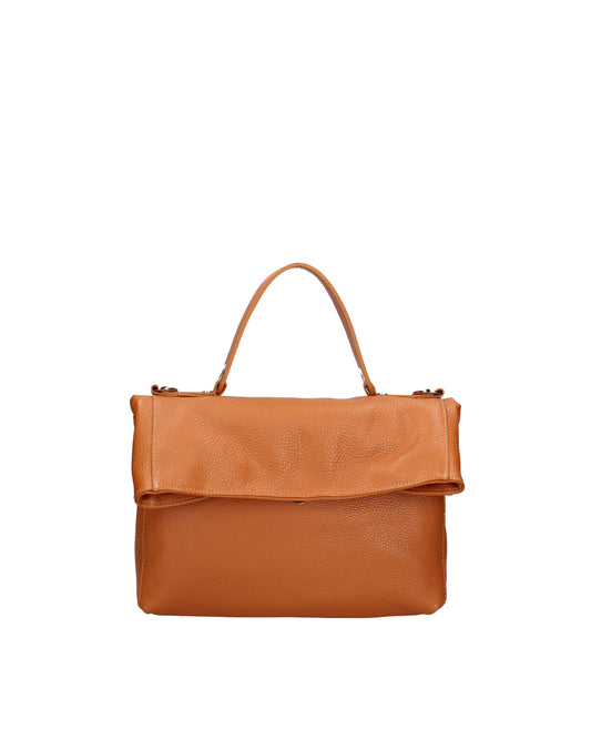 Borsa a spalla convertibile in zaino da donna In Vera pelle | Viola Castellani | VC220715923FBG-D44_CUOIO