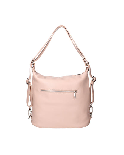 Bianca Borsa a spalla convertibile in zaino da donna In Vera pelle