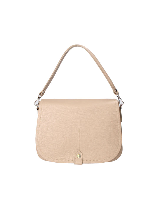 Borsa a spalla da donna In Vera pelle | Viola Castellani | VC220713923FBG-D05_CAPPUCCINO