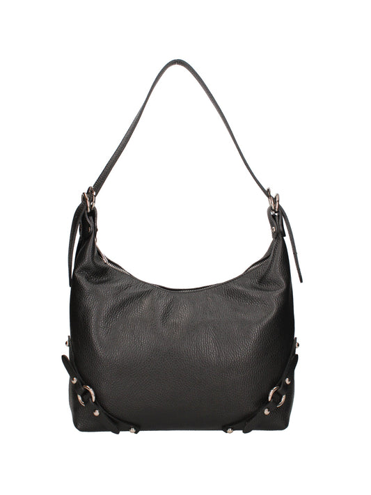 Borsa a spalla da donna In Vera pelle | Viola Castellani | VC220714023FBG-D28_NERO