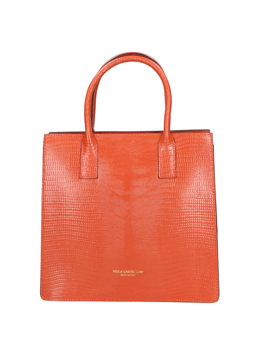 Borsa a mano da donna In Vera pelle | viola castellani | GLX22468W23FBG-LU35_MATTONE