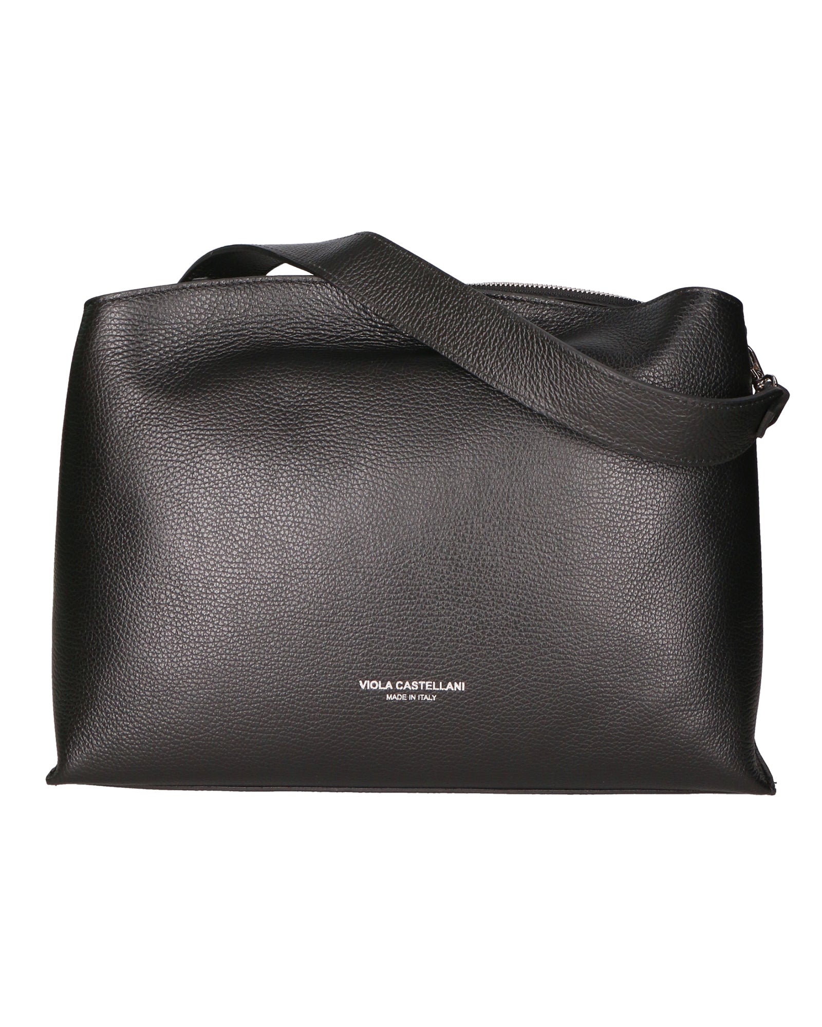 Borsa a spalla da donna In Vera pelle | viola castellani | GLX220110123FBG-D28_NERO