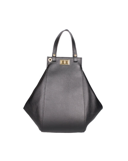 Borsa a mano da donna In Vera pelle | Viola Castellani | VC220716223FBG-D28_NERO
