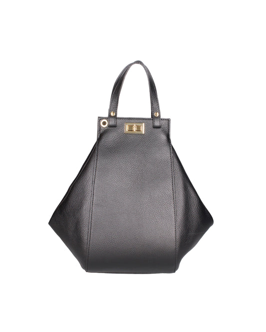 Borsa a mano da donna In Vera pelle | Viola Castellani | VC220716223FBG-D28_NERO