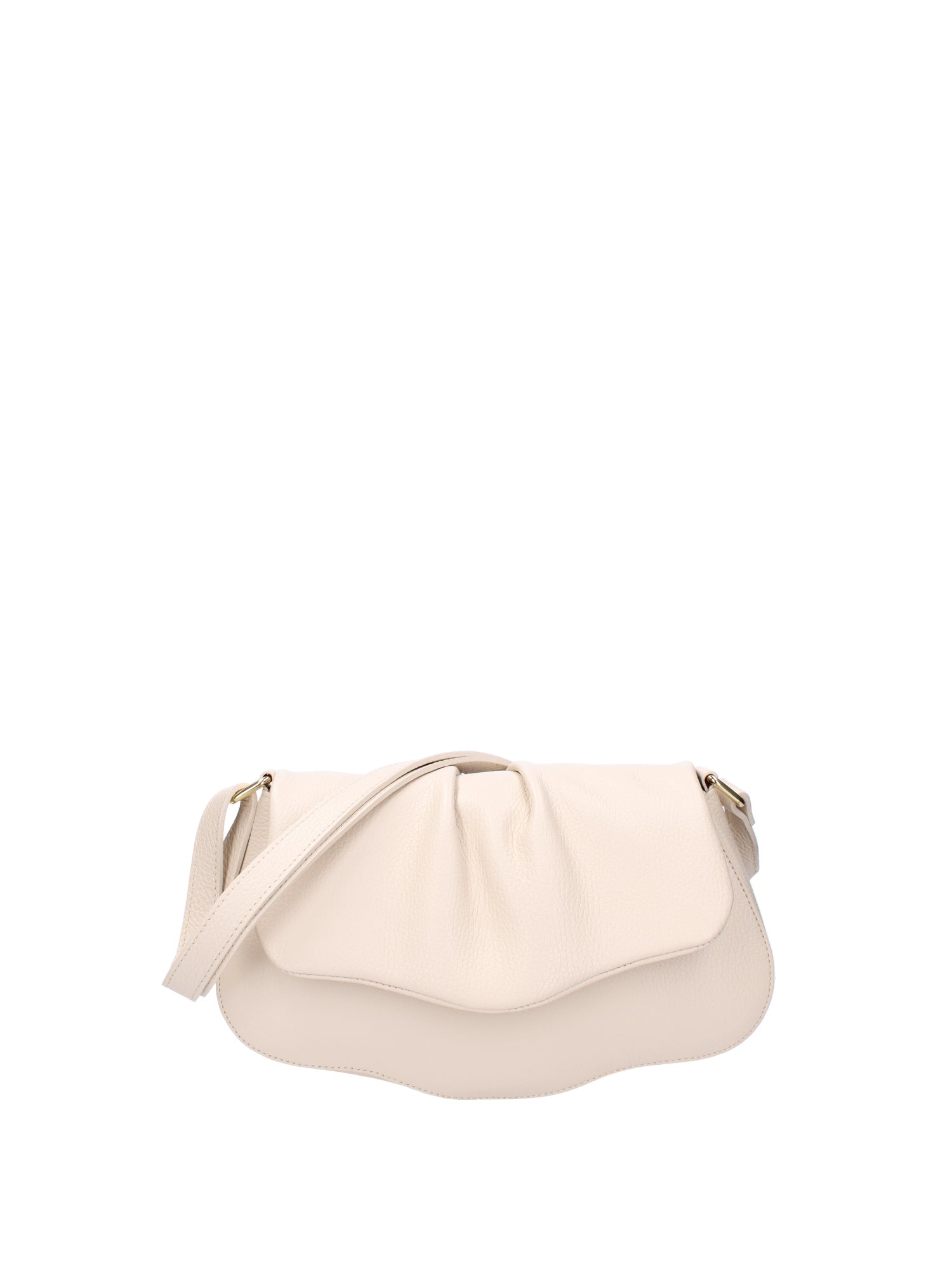 Borsa a spalla da donna In Vera pelle | Viola Castellani | VC220715223FBG-D37_LATTE