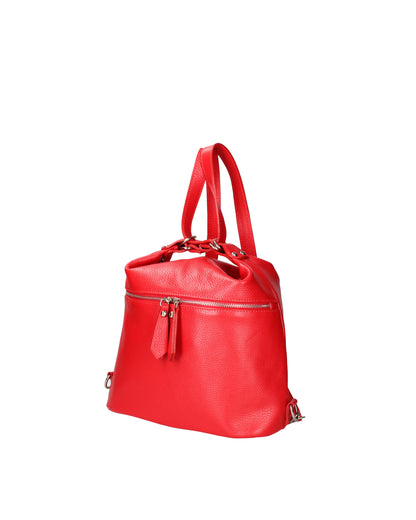 Bianca Borsa a spalla convertibile in zaino da donna In Vera pelle