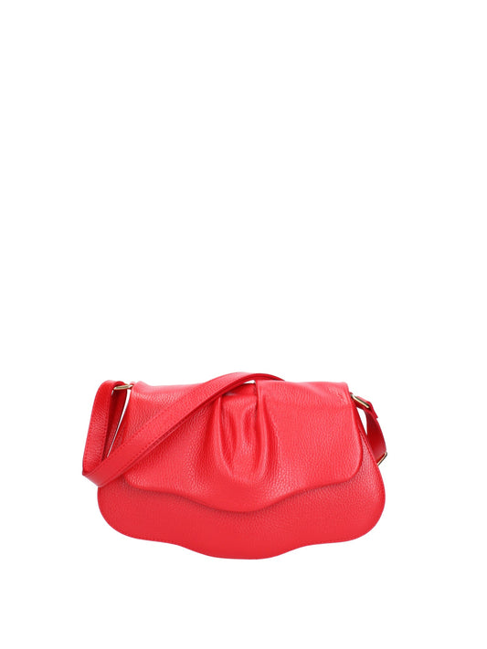 Borsa a spalla da donna In Vera pelle | Viola Castellani | VC220715223FBG-D58_ROSSO_FUOCO