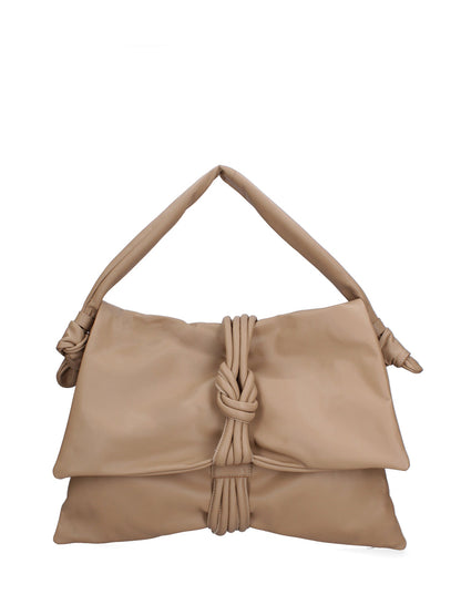 Borsa a spalla da donna In Vera pelle | Viola Castellani | VC220717123FBG-S05_TAUPE_CHIARO