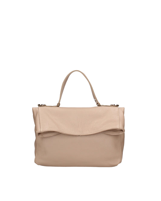 Borsa a spalla convertibile in zaino da donna In Vera pelle | Viola Castellani | VC220715923FBG-D05_CAPPUCCINO