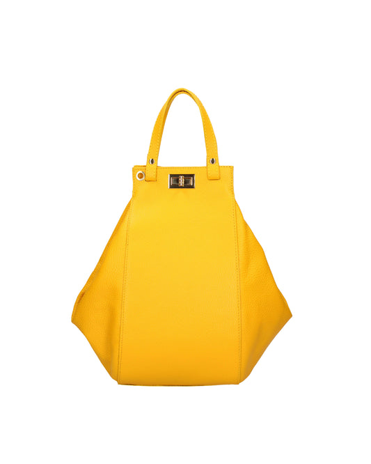 Borsa a mano da donna In Vera pelle | Viola Castellani | VC220716223FBG-D04_GIALLO