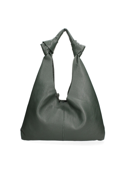 Borsa a spalla da donna In Vera pelle | Viola Castellani | VC220715623FBG-D14_VERDE_SCURO