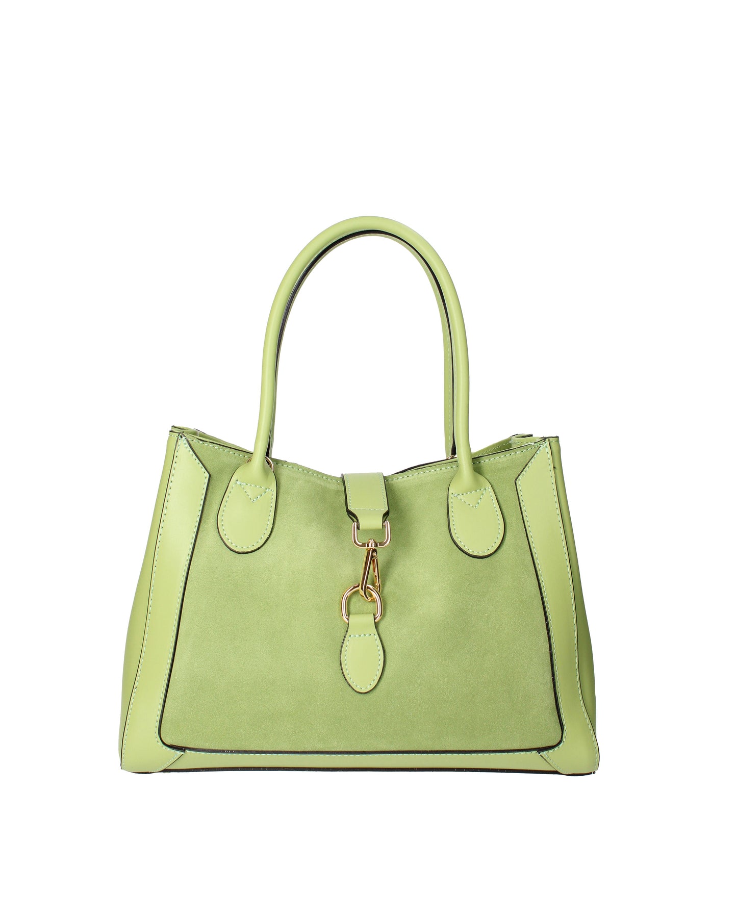 Borsa a mano da donna In Vera pelle | Viola Castellani | VC220715023FBG-L260_PISTACCHIO