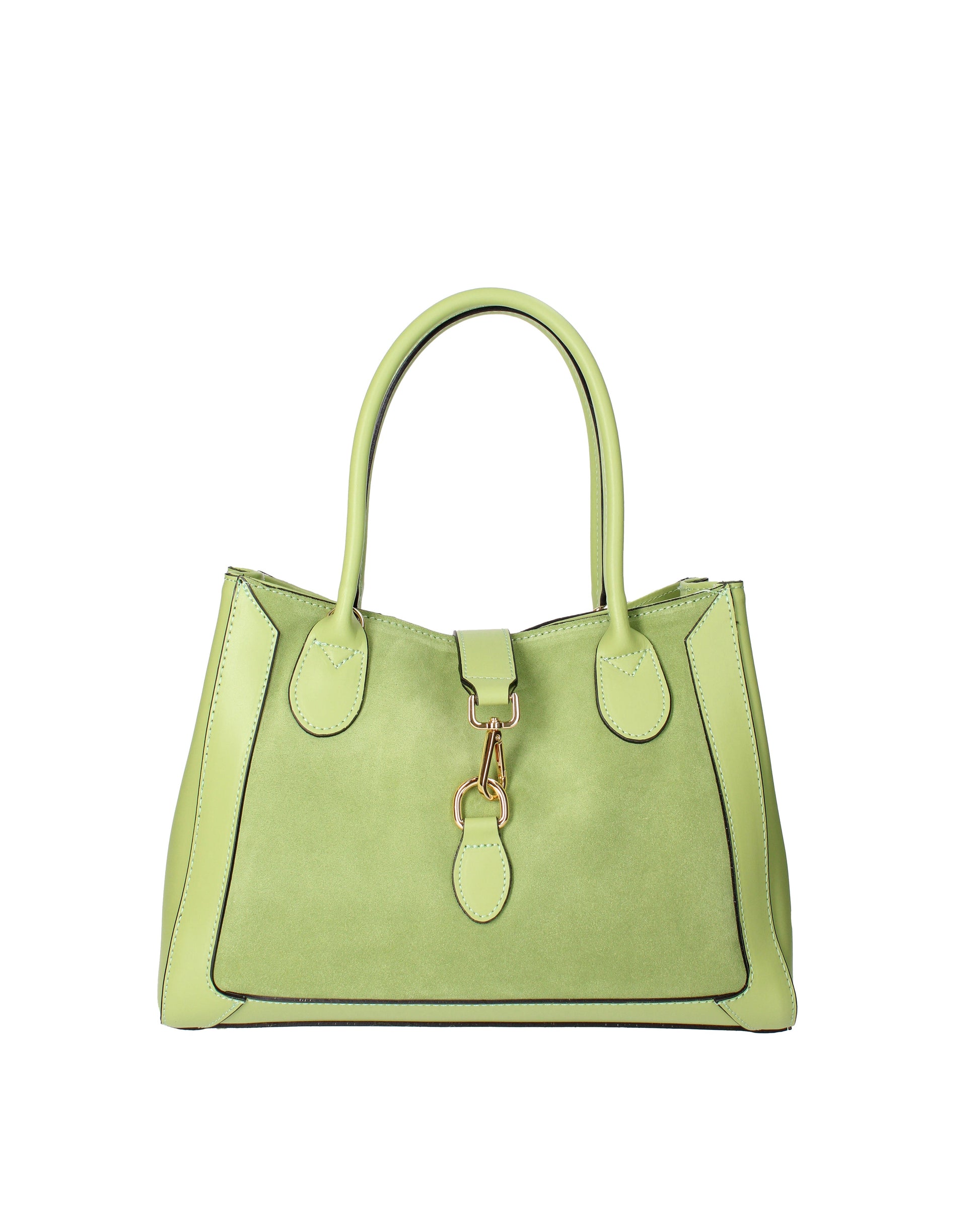 Borsa a mano da donna In Vera pelle | Viola Castellani | VC220715023FBG-L260_PISTACCHIO
