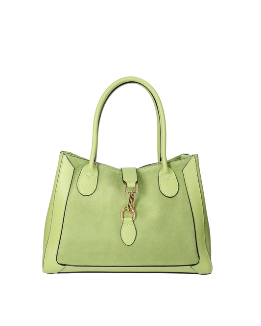 Borsa a mano da donna In Vera pelle | Viola Castellani | VC220715023FBG-L260_PISTACCHIO
