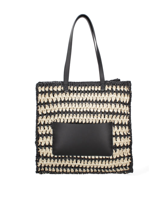 Borsa a spalla da donna #N/A | Viola Castellani | VC220738323FBG-BLACK_G12