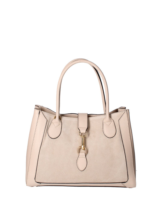 Borsa a mano da donna In Vera pelle | Viola Castellani | VC220715023FBG-L116_BEIGE