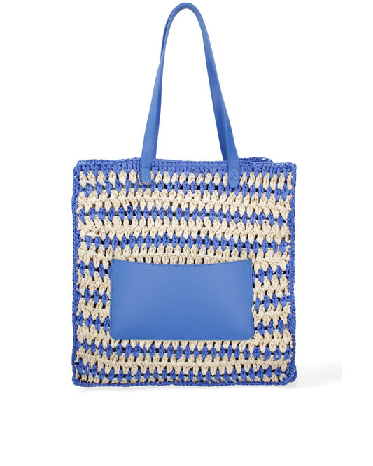 Borsa a spalla da donna #N/A | Viola Castellani | VC220738323FBG-BLUE_G88A
