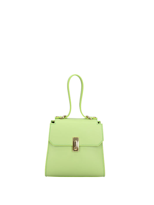 Borsa a mano da donna In Vera pelle | Viola Castellani | VC220720423FBG-L260_PISTACCHIO