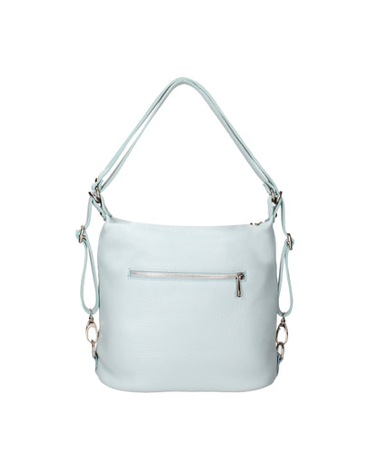 Bianca Borsa a spalla convertibile in zaino da donna In Vera pelle