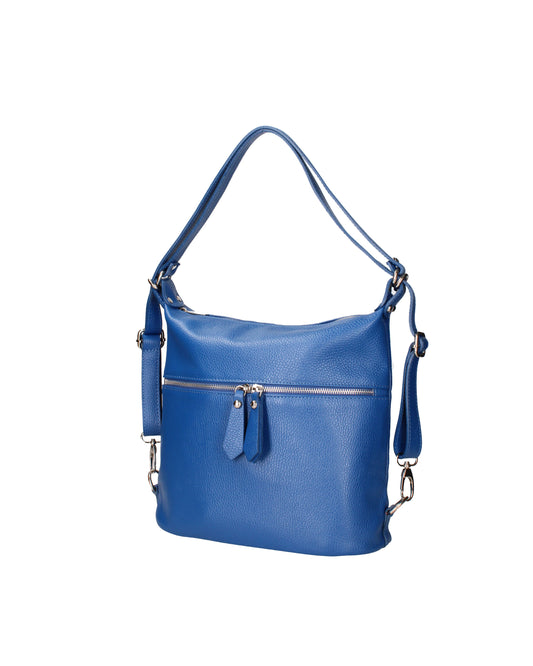 Bianca Borsa a spalla convertibile in zaino da donna In Vera pelle