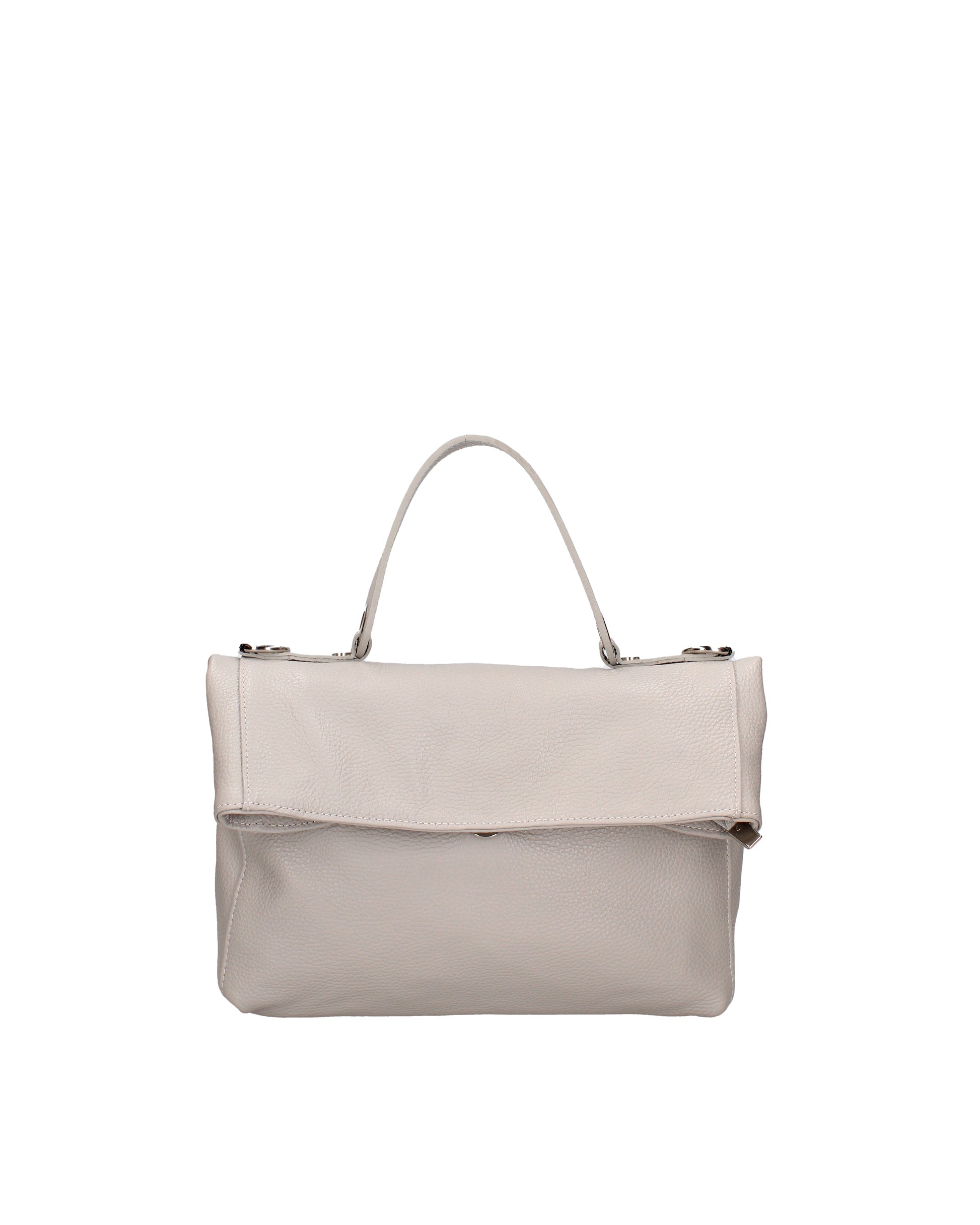 Borsa a spalla convertibile in zaino da donna In Vera pelle | Viola Castellani | VC220715923FBG-D86_GRIGIO_PERLA