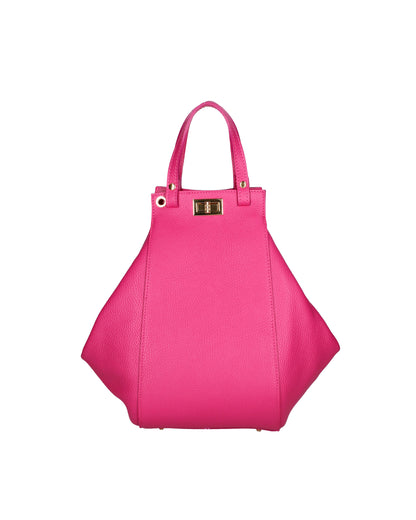 Borsa a mano da donna In Vera pelle | Viola Castellani | VC220716223FBG-D02_FUXIA