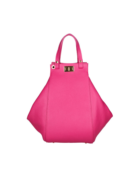 Borsa a mano da donna In Vera pelle | Viola Castellani | VC220716223FBG-D02_FUXIA