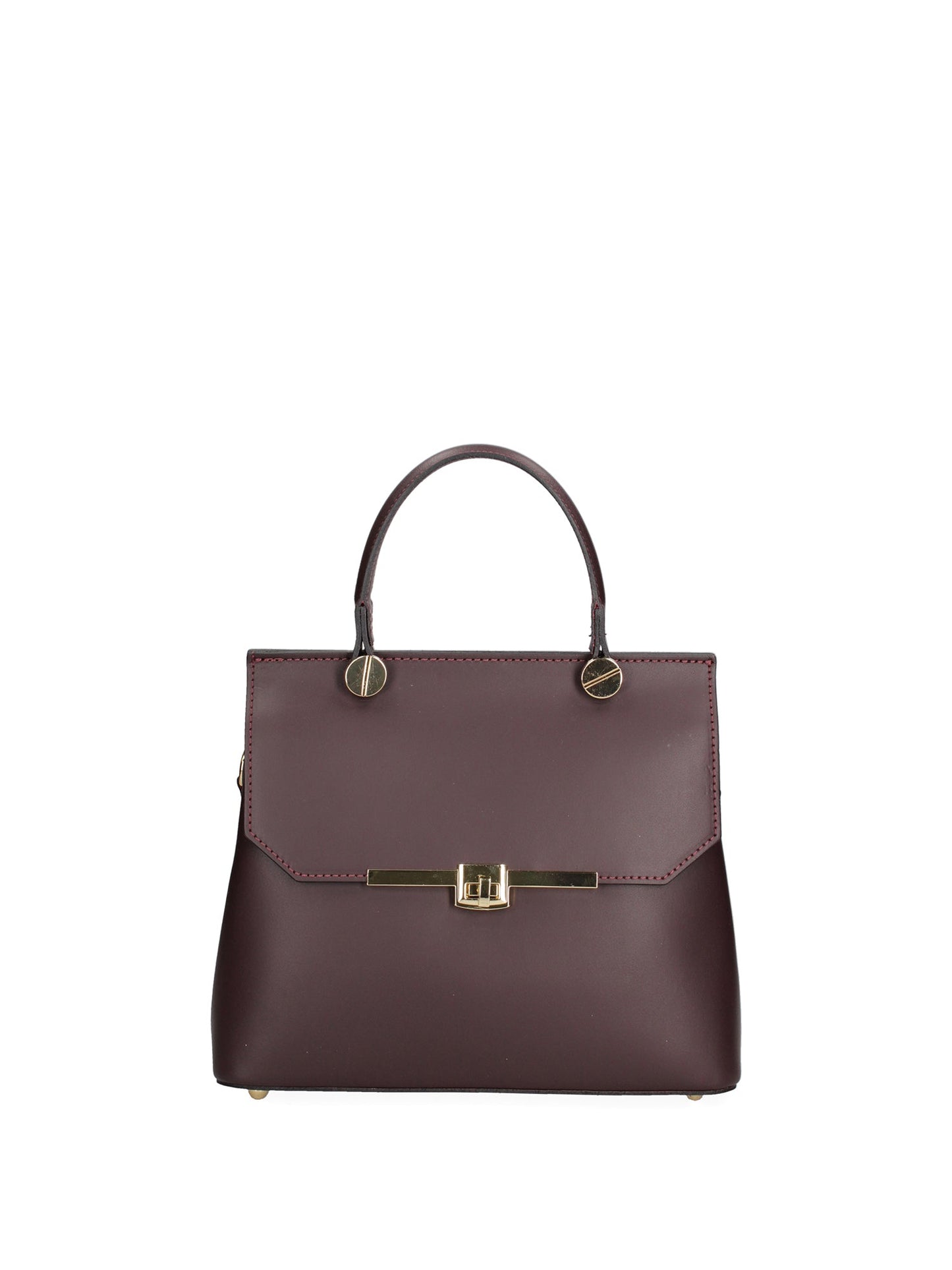 Borsa a mano da donna In Vera pelle | Viola Castellani | GLX22770823FBG-L133_BORDO'