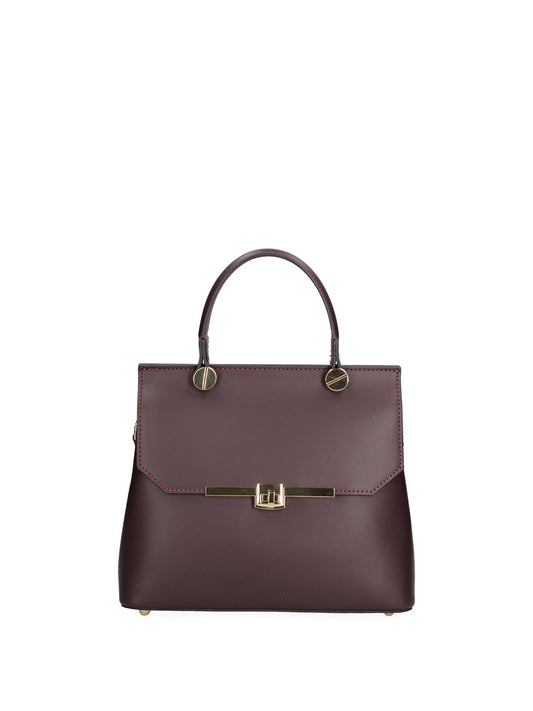 Borsa a mano da donna In Vera pelle | Viola Castellani | GLX22770823FBG-L133_BORDO'