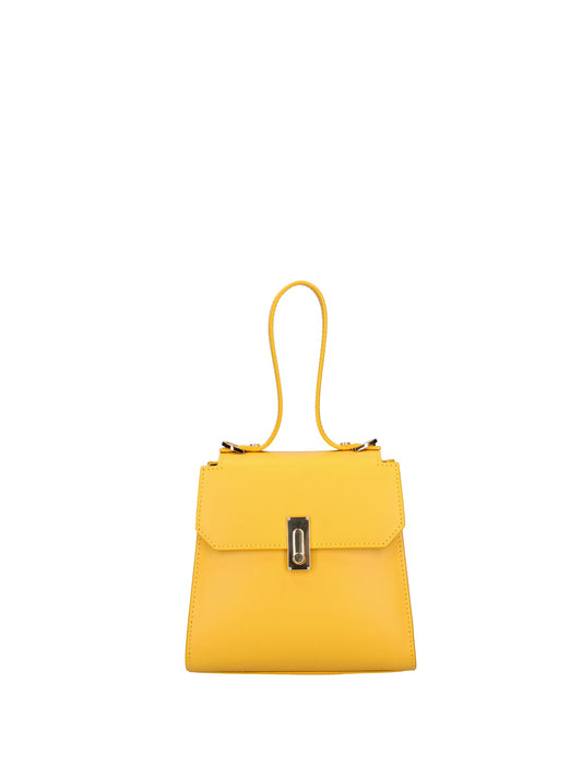Borsa a mano da donna In Vera pelle | Viola Castellani | VC220720423FBG-L224_GIALLO