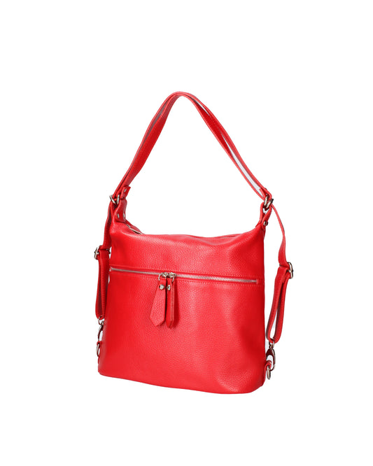Bianca Borsa a spalla convertibile in zaino da donna In Vera pelle
