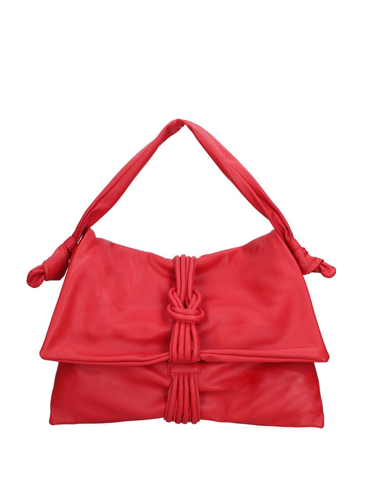Borsa a spalla da donna In Vera pelle | Viola Castellani | VC220717123FBG-S58_ROSSO_FUOCO