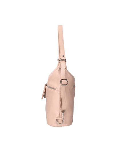 Bianca Borsa a spalla convertibile in zaino da donna In Vera pelle