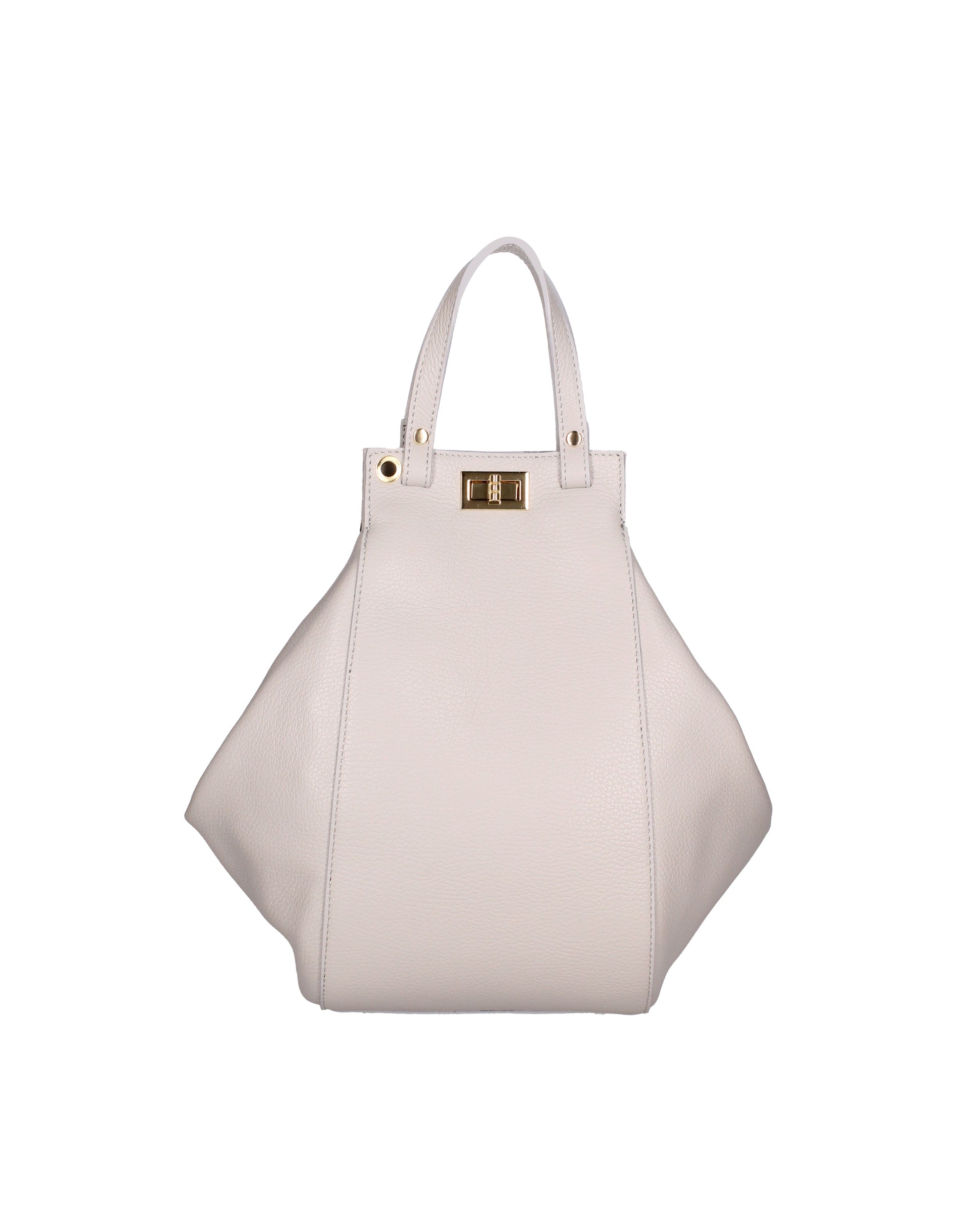Borsa a mano da donna In Vera pelle | Viola Castellani | VC220716223FBG-D86_GRIGIO_PERLA