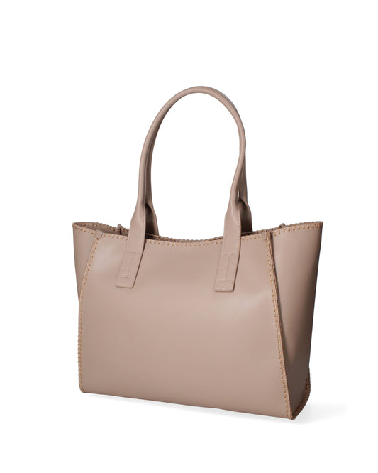 Borsa a spalla da donna 100% recycled leather