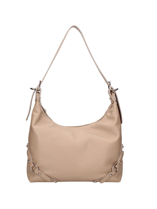 Borsa a spalla da donna In Vera pelle | Viola Castellani | VC220714023FBG-D05_CAPPUCCINO