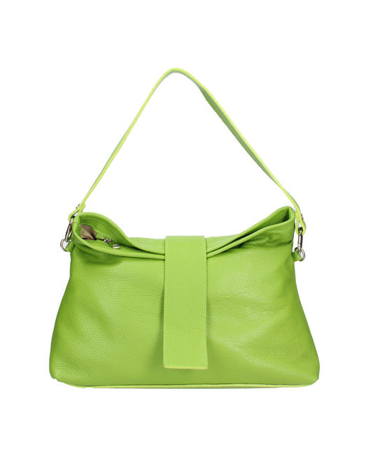 Borsa a spalla da donna In Vera pelle | Viola Castellani | VC220715823FBG-D12_VERDE