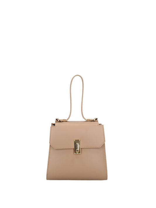 Borsa a mano da donna In Vera pelle | Viola Castellani | VC220720423FBG-L110_TAUPE