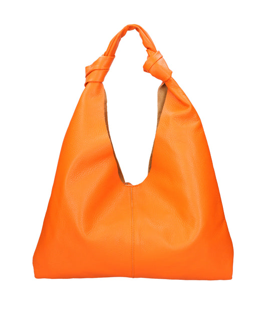 Borsa a spalla da donna In Vera pelle | Viola Castellani | VC220715623FBG-D29_ARANCIONE