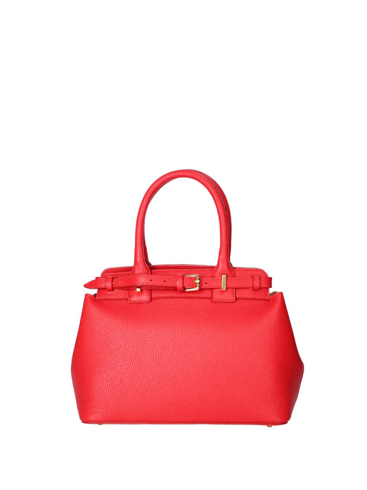 Borsa a mano da donna In Vera pelle | Viola Castellani | VC220714623FBG-D58_ROSSO_FUOCO