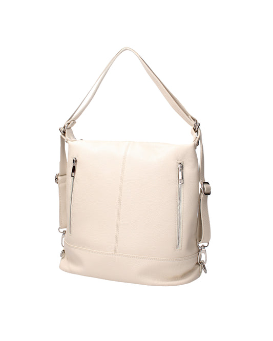 Anjelica Borsa a spalla convertibile in zaino da donna In Vera pelle