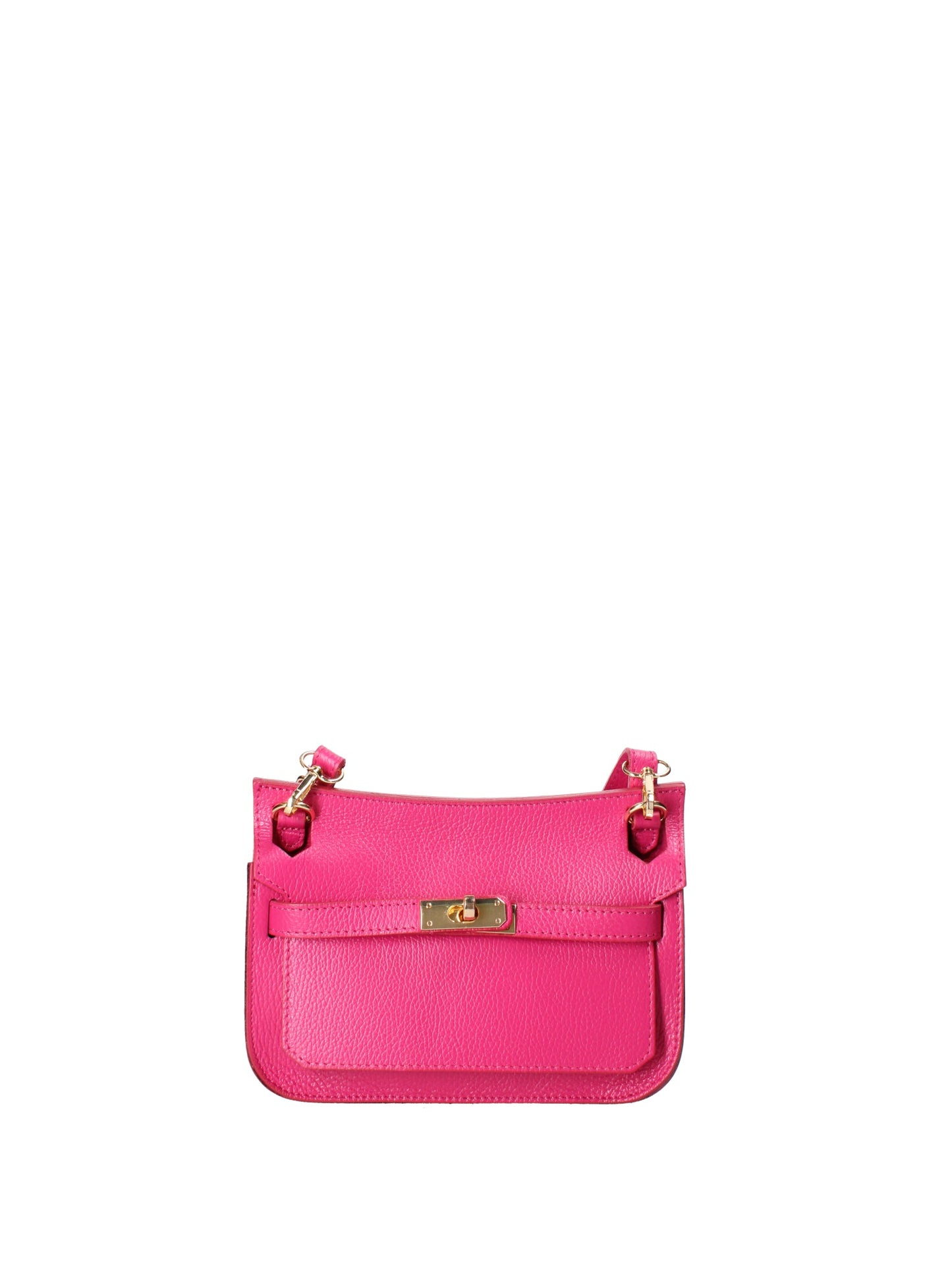 Borsa a tracolla da donna In Vera pelle | Viola Castellani | VC220714523FBG-D02_FUXIA