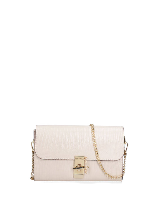 Borsa a tracolla da donna In Vera pelle | Viola Castellani | VC220073423FBG-LU37_BEIGE