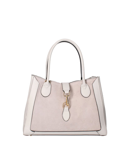 Borsa a mano da donna In Vera pelle | Viola Castellani | VC220715023FBG-L119_GRIGIO_CHIARO