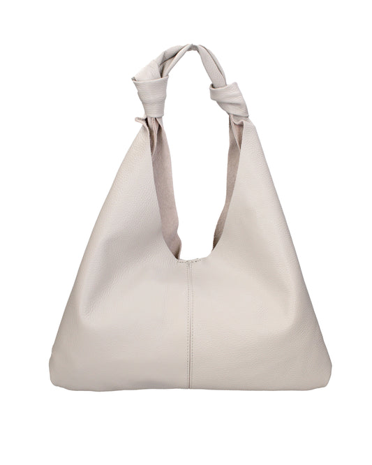 Borsa a spalla da donna In Vera pelle | Viola Castellani | VC220715623FBG-D86_GRIGIO_PERLA